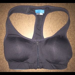 Under Armour Protégée Bra heat gear sz black 33B
